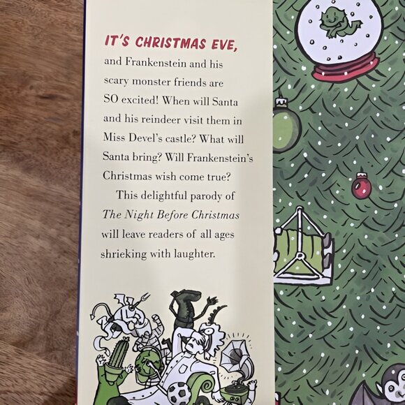 NEW Frankenstein's Fright Before Christmas Hardcover Book - Picture 2 of 6